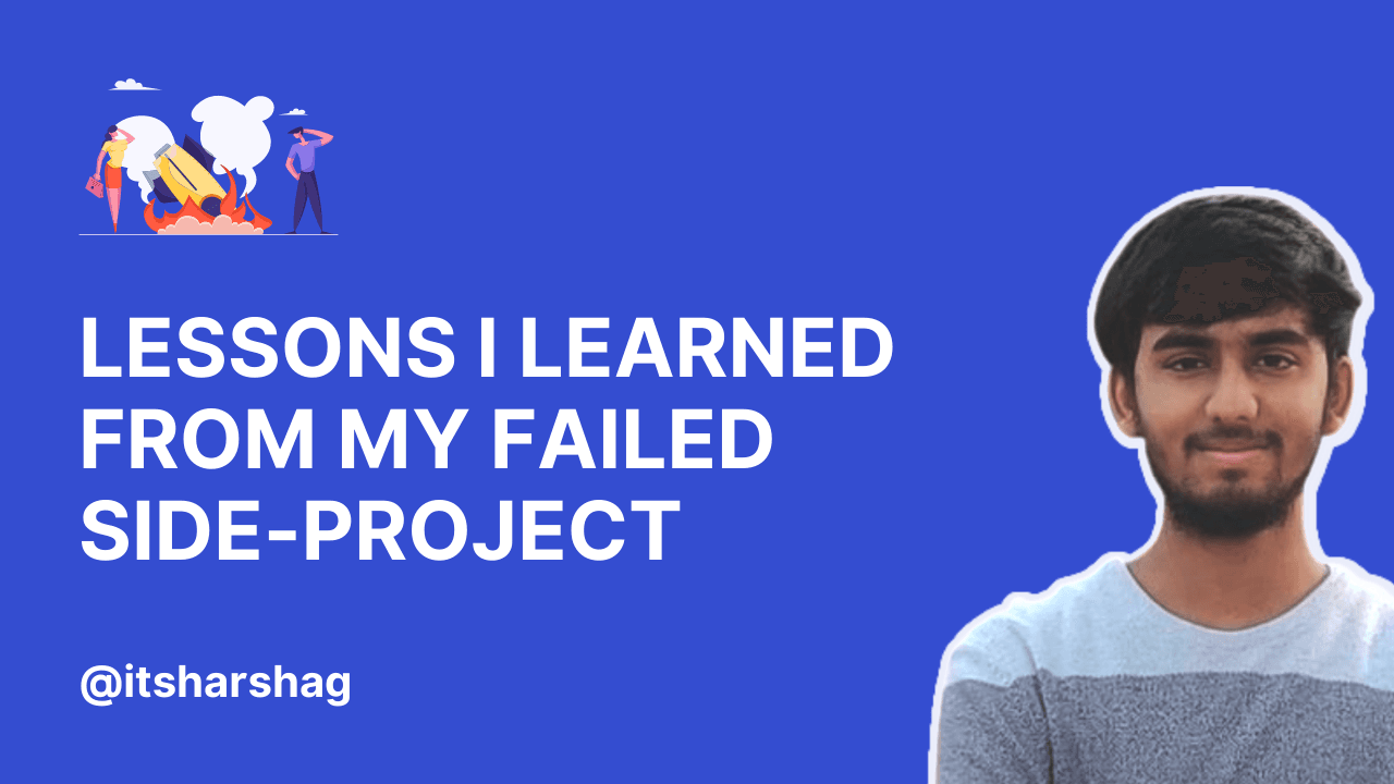 Lessons I learned from my failed side project